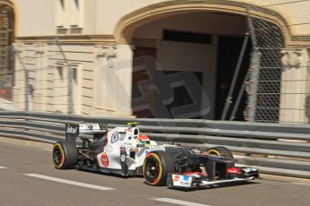 © Octane Photographic Ltd. 2012. F1 Monte Carlo - Practice 1. Thursday  24th May 2012. Sergio Perez - Sauber. Digital Ref : 0350cb7d7436