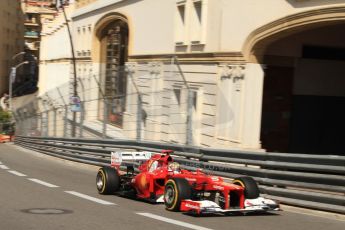 © Octane Photographic Ltd. 2012. F1 Monte Carlo - Practice 1. Thursday  24th May 2012. Fernando Alonso - Ferrari. Digital Ref : 0350cb7d7440