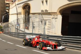 © Octane Photographic Ltd. 2012. F1 Monte Carlo - Practice 1. Thursday 24th May 2012. Fernando Alonso - Ferrari. Digital Ref : 0350cb7d7440