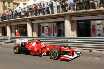 © Octane Photographic Ltd. 2012. F1 Monte Carlo - Practice 1. Thursday 24th May 2012. Fernando Alonso - Ferrari. Digital Ref : 0350cb7d7486