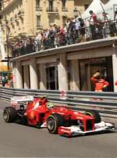 © Octane Photographic Ltd. 2012. F1 Monte Carlo - Practice 1. Thursday 24th May 2012. Felipe Massa - Ferrari. Digital Ref : 0350cb7d7500