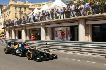 © Octane Photographic Ltd. 2012. F1 Monte Carlo - Practice 1. Thursday  24th May 2012. Heikki Kovalainen - Caterham. Digital Ref : 0350cb7d7513