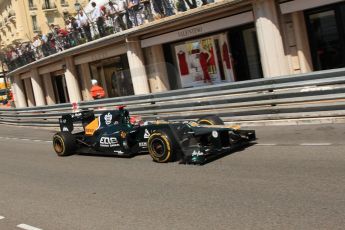 © Octane Photographic Ltd. 2012. F1 Monte Carlo - Practice 1. Thursday 24th May 2012. Heikki Kovalainen - Caterham. Digital Ref : 0350cb7d7538