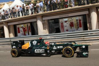 © Octane Photographic Ltd. 2012. F1 Monte Carlo - Practice 1. Thursday  24th May 2012. Heikki Kovalainen - Caterham. Digital Ref : 0350cb7d7547
