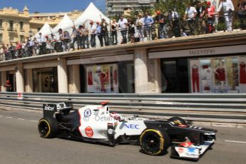 © Octane Photographic Ltd. 2012. F1 Monte Carlo - Practice 1. Thursday  24th May 2012. Kamui Kobayashi - Sauber. Digital Ref : 0350cb7d7552