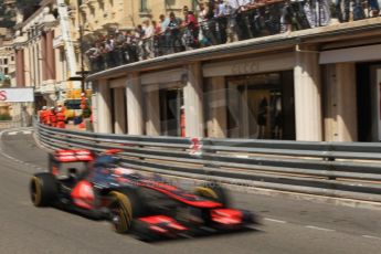 © Octane Photographic Ltd. 2012. F1 Monte Carlo - Practice 1. Thursday 24th May 2012. Jenson Button - McLaren. Digital Ref : 0350cb7d7593