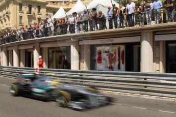 © Octane Photographic Ltd. 2012. F1 Monte Carlo - Practice 1. Thursday  24th May 2012. Nico Rosberg - Mercedes. Digital Ref : 0350cb7d7599