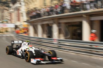 © Octane Photographic Ltd. 2012. F1 Monte Carlo - Practice 1. Thursday 24th May 2012. Sergio perez - Sauber. Digital Ref : 0350cb7d7607