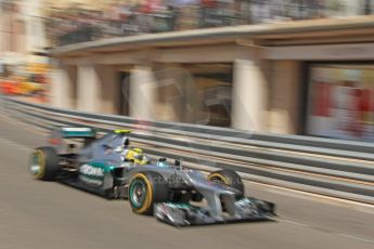 © Octane Photographic Ltd. 2012. F1 Monte Carlo - Practice 1. Thursday  24th May 2012. Nico Rosberg - Mercedes. Digital Ref : 0350cb7d7611