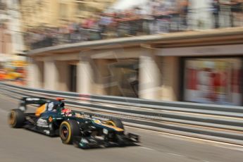 © Octane Photographic Ltd. 2012. F1 Monte Carlo - Practice 1. Thursday 24th May 2012. Heikki Kovalainen - Caterham. Digital Ref : 0350cb7d7613