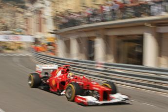 © Octane Photographic Ltd. 2012. F1 Monte Carlo - Practice 1. Thursday  24th May 2012. Fernando Alonso - Ferrari. Digital Ref : 0350cb7d7622
