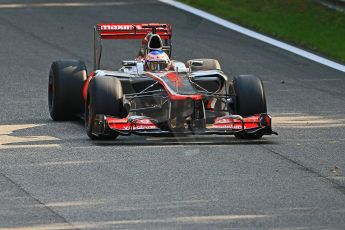 © 2012 Octane Photographic Ltd. Italian GP Monza - Friday 7th September 2012 - F1 Practice 1. McLaren MP4/27 - Jenson Button. Digital Ref : 0504cb7d1947