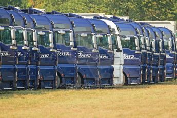 © 2012 Octane Photographic Ltd. Italian GP Monza - Friday 7th September 2012 - F1 Practice 1. Red Bull Energy Station transporters. Digital Ref : 0504cb7d1988