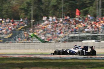 © 2012 Octane Photographic Ltd. Italian GP Monza - Friday 7th September 2012 - F1 Practice 1. Williams FW34 - Pastor Maldonado. Digital Ref : 0505lw1d9159