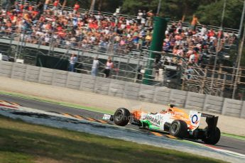 © 2012 Octane Photographic Ltd. Italian GP Monza - Friday 7th September 2012 - F1 Practice 1. Force India VJM05 - Jules Bianchi. Digital Ref : 0505lw1d9191