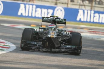 © 2012 Octane Photographic Ltd. Italian GP Monza - Friday 7th September 2012 - F1 Practice 1. Caterham CT01 - Vitaly Petrov. Digital Ref : 0505lw7d5353