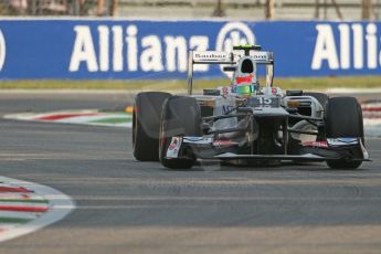 © 2012 Octane Photographic Ltd. Italian GP Monza - Friday 7th September 2012 - F1 Practice 1. Sauber C31 - Sergio Perez. Digital Ref : 0505lw7d5361
