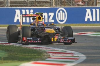 © 2012 Octane Photographic Ltd. Italian GP Monza - Friday 7th September 2012 - F1 Practice 1. Red Bull RB8 - Mark Webber. Digital Ref : 0505lw7d5367