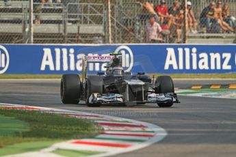 © 2012 Octane Photographic Ltd. Italian GP Monza - Friday 7th September 2012 - F1 Practice 1. Williams FW34 - Valtteri Bottas. Digital Ref : 0505lw7d5388