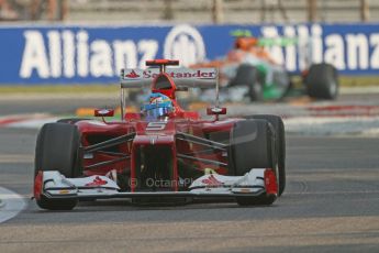 © 2012 Octane Photographic Ltd. Italian GP Monza - Friday 7th September 2012 - F1 Practice 1. Ferrari F2012 - Fernando Alonso. Digital Ref : 0505lw7d5401