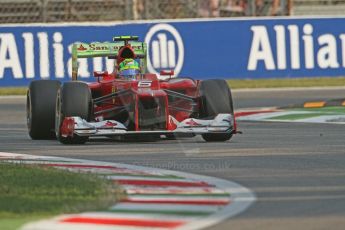 © 2012 Octane Photographic Ltd. Italian GP Monza - Friday 7th September 2012 - F1 Practice 1. Ferrari F2012 - Felipe Massa. Digital Ref : 0505lw7d5416
