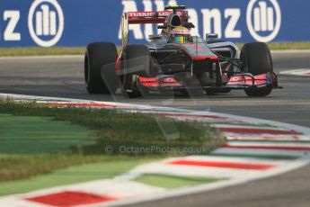 © 2012 Octane Photographic Ltd. Italian GP Monza - Friday 7th September 2012 - F1 Practice 1. McLaren MP4/27 - Lewis Hamilton. Digital Ref :0505lw7d5454