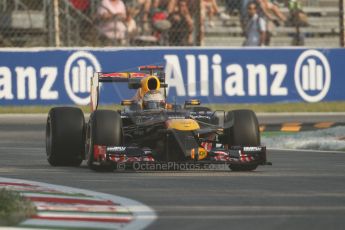 © 2012 Octane Photographic Ltd. Italian GP Monza - Friday 7th September 2012 - F1 Practice 1. Red Bull RB8 - Sebastian Vettel. Digital Ref : 0505lw7d5469