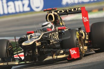 © 2012 Octane Photographic Ltd. Italian GP Monza - Friday 7th September 2012 - F1 Practice 1. Lotus E20 - Kimi Raikkonen. Digital Ref : 0505lw7d5578