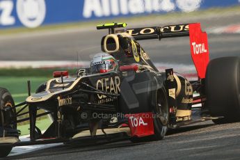 © 2012 Octane Photographic Ltd. Italian GP Monza - Friday 7th September 2012 - F1 Practice 1. Lotus E20 - Jerome d'Ambrosio. Digital Ref : 0505lw7d5613