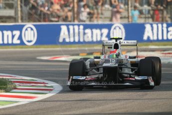 © 2012 Octane Photographic Ltd. Italian GP Monza - Friday 7th September 2012 - F1 Practice 1. Sauber C31 - Sergio Perez. Digital Ref : 0505lw7d5675