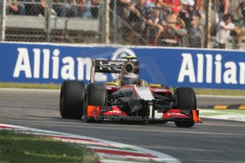 © 2012 Octane Photographic Ltd. Italian GP Monza - Friday 7th September 2012 - F1 Practice 1. HRT F112 - Ma Qing Hua. Digital Ref : 0505lw7d5683