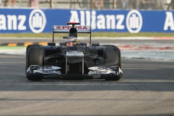 © 2012 Octane Photographic Ltd. Italian GP Monza - Friday 7th September 2012 - F1 Practice 1. Williams FW34 - Pastor Maldonado. Digital Ref : 0505lw7d5703