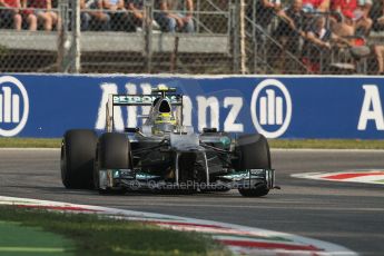 © 2012 Octane Photographic Ltd. Italian GP Monza - Friday 7th September 2012 - F1 Practice 1. Mercedes W03 - Nico Rosberg. Digital Ref : 0505lw7d5717