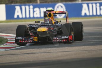 © 2012 Octane Photographic Ltd. Italian GP Monza - Friday 7th September 2012 - F1 Practice 1. Red Bull RB8 - Mark Webber. Digital Ref : 0505lw7d5930