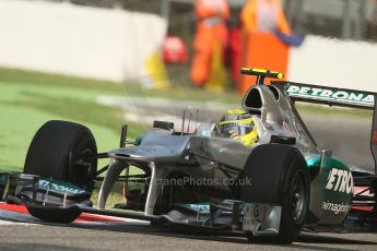 © 2012 Octane Photographic Ltd. Italian GP Monza - Friday 7th September 2012 - F1 Practice 1. Mercedes W03 - Nico Rosberg. Digital Ref : 0505lw7d6253