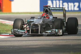 © 2012 Octane Photographic Ltd. Italian GP Monza - Friday 7th September 2012 - F1 Practice 1. Mercedes W03 - Michael Schumacher. Digital Ref : 0505lw7d6282