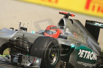 © 2012 Octane Photographic Ltd. Italian GP Monza - Friday 7th September 2012 - F1 Practice 1. Mercedes W03 - Michael Schumacher. Digital Ref : 0505lw7d6286
