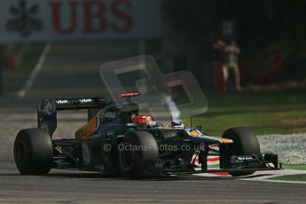 © 2012 Octane Photographic Ltd. Italian GP Monza - Saturday 8th September 2012 - F1 Practice 3. Caterham CT01 - Heikki Kovalainen. Digital Ref :