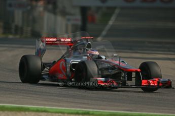 © 2012 Octane Photographic Ltd. Italian GP Monza - Saturday 8th September 2012 - F1 Practice 3. McLaren MP4/27 - Jenson Button. Digital Ref :