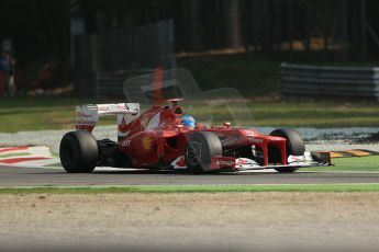 © 2012 Octane Photographic Ltd. Italian GP Monza - Saturday 8th September 2012 - F1 Practice 3. Ferrari F2012 - Fernando Alonso. Digital Ref : 0512lw1d1433