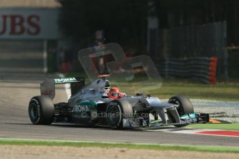 © 2012 Octane Photographic Ltd. Italian GP Monza - Saturday 8th September 2012 - F1 Practice 3. Mercedes W03 - Michael Schumacher. Digital Ref :