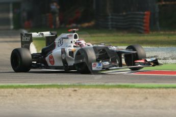 © 2012 Octane Photographic Ltd. Italian GP Monza - Saturday 8th September 2012 - F1 Practice 3. Sauber C31 - Kamui Kobayashi. Digital Ref :