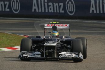 © 2012 Octane Photographic Ltd. Italian GP Monza - Saturday 8th September 2012 - F1 Practice 3. Williams FW34 - Bruno Senna. Digital Ref :