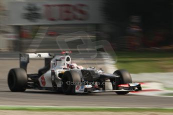 © 2012 Octane Photographic Ltd. Italian GP Monza - Saturday 8th September 2012 - F1 Practice 3. Sauber C31 - Kamui Kobayashi. Digital Ref :