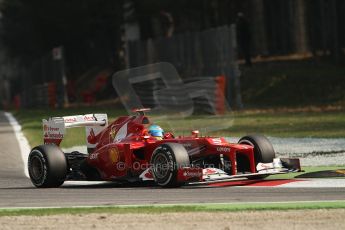 © 2012 Octane Photographic Ltd. Italian GP Monza - Saturday 8th September 2012 - F1 Practice 3. Ferrari F2012 - Fernando Alonso. Digital Ref : 0512lw7d7868