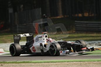 © 2012 Octane Photographic Ltd. Italian GP Monza - Saturday 8th September 2012 - F1 Practice 3. Sauber C31 - Kamui Kobayashi. Digital Ref :