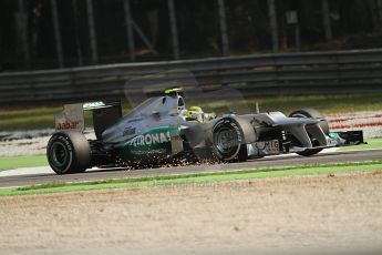 © 2012 Octane Photographic Ltd. Italian GP Monza - Saturday 8th September 2012 - F1 Practice 3. Mercedes W03 - Nico Rosberg. Digital Ref :