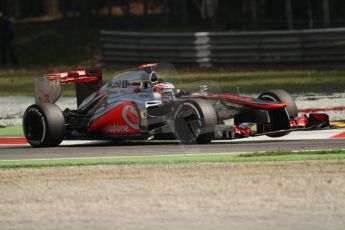 © 2012 Octane Photographic Ltd. Italian GP Monza - Saturday 8th September 2012 - F1 Practice 3. McLaren MP4/27 - Jenson Button. Digital Ref :