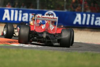 World © Octane Photographic Ltd. Formula 1 Italian GP, 9th September 2012. Ferrari F2012 - Fernando Alonso and Red Bell RB8 - Sebastian Vettel. Digital Ref : 0518lw1d0150