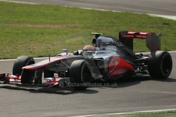 World © Octane Photographic Ltd. Formula 1 Italian GP, 9th September 2012. Vodafone McLaren Mercedes MP4/27 - Lewis Hamilton. Digital Ref : 0518lw1d9925